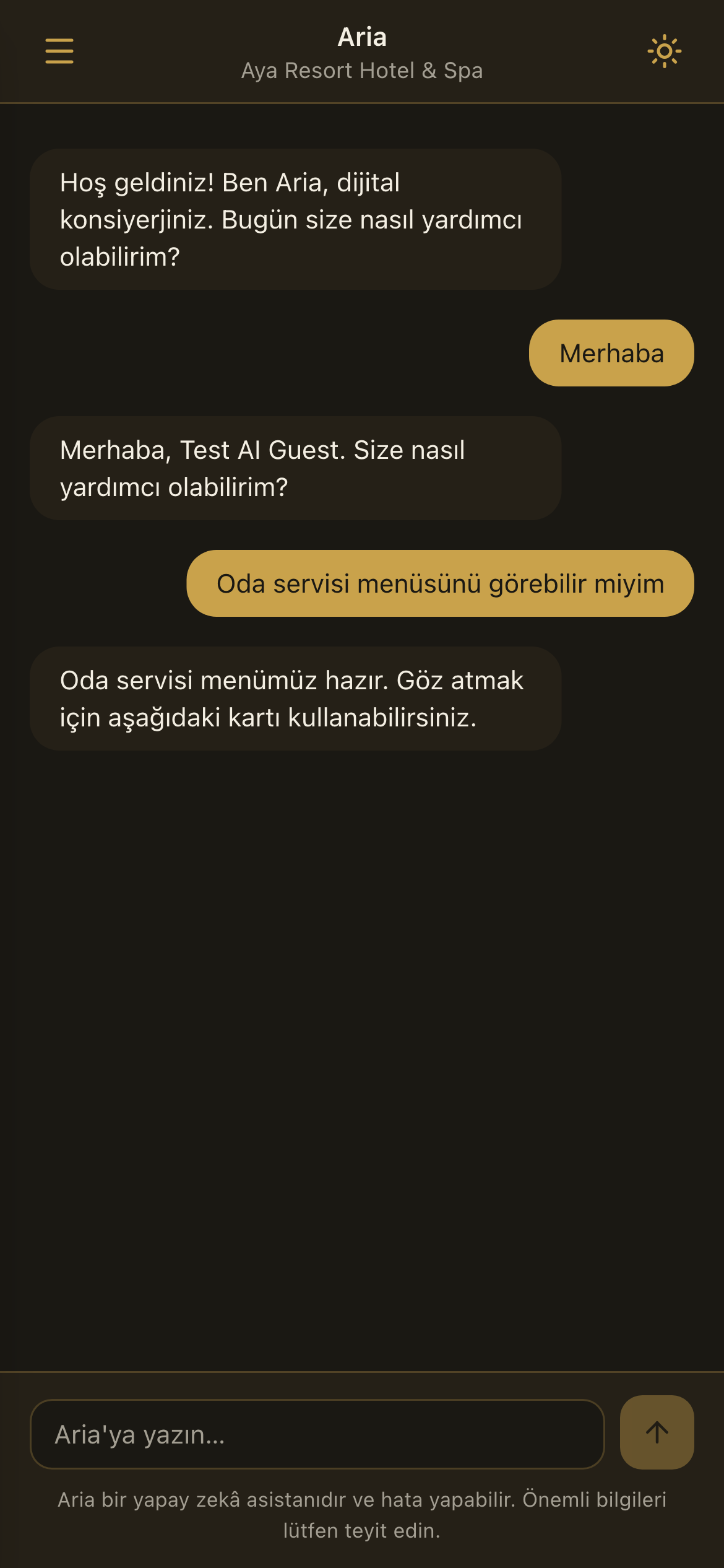 Amara Go mobil bildirim